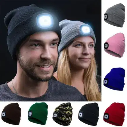 🎄CHRISTMAS Knitted Hat With LED Lighting✨