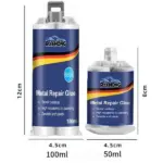 Metal repair glue