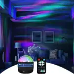 2 in 1 Northern Lights and Ocean Wave Projector with 14 Light Effects for Bedroom, Game Rooms, Home Theater, Party