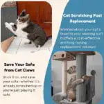 Cat scratching mat - Can protect furniture