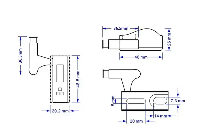Product dimensions