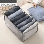 Foldable Mesh Wardrobe Clothes Organizer - Image 15