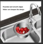 Stainless Steel Swan Sink Strainer Basket - Image 4