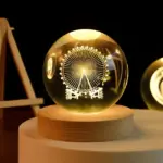 Luminous 3D Crystal Planet Ball - Image 25
