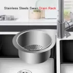 Stainless Steel Swan Sink Strainer Basket - Image 6