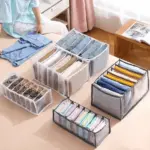 Foldable Mesh Wardrobe Clothes Organizer