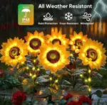 Solar LED Sunflower Garden Lights - Image 5