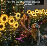 Solar LED Sunflower Garden Lights - Image 6