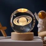 Luminous 3D Crystal Planet Ball - Image 9