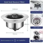 3-in-1 Kitchen Sink Drain Strainer - Image 11