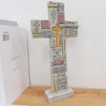 Faith Handmade Cross Statue