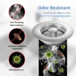 Upgraded 3-in-1 Kitchen Sink Drain Strainer - Image 7