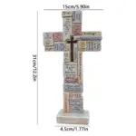 Faith Handmade Cross Statue - Image 6