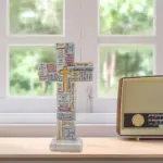 Faith Handmade Cross Statue - Image 3