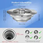 Upgraded 3-in-1 Kitchen Sink Drain Strainer - Image 11