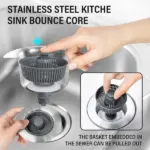 3-in-1 Kitchen Sink Drain Strainer - Image 4