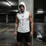 Men's Sleeveless Hoodie & Shorts Set – Breathable Quick-Dry Performance Wear - Image 3