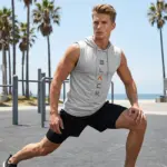 Men's Sleeveless Hoodie & Shorts Set – Breathable Quick-Dry Performance Wear - Image 4
